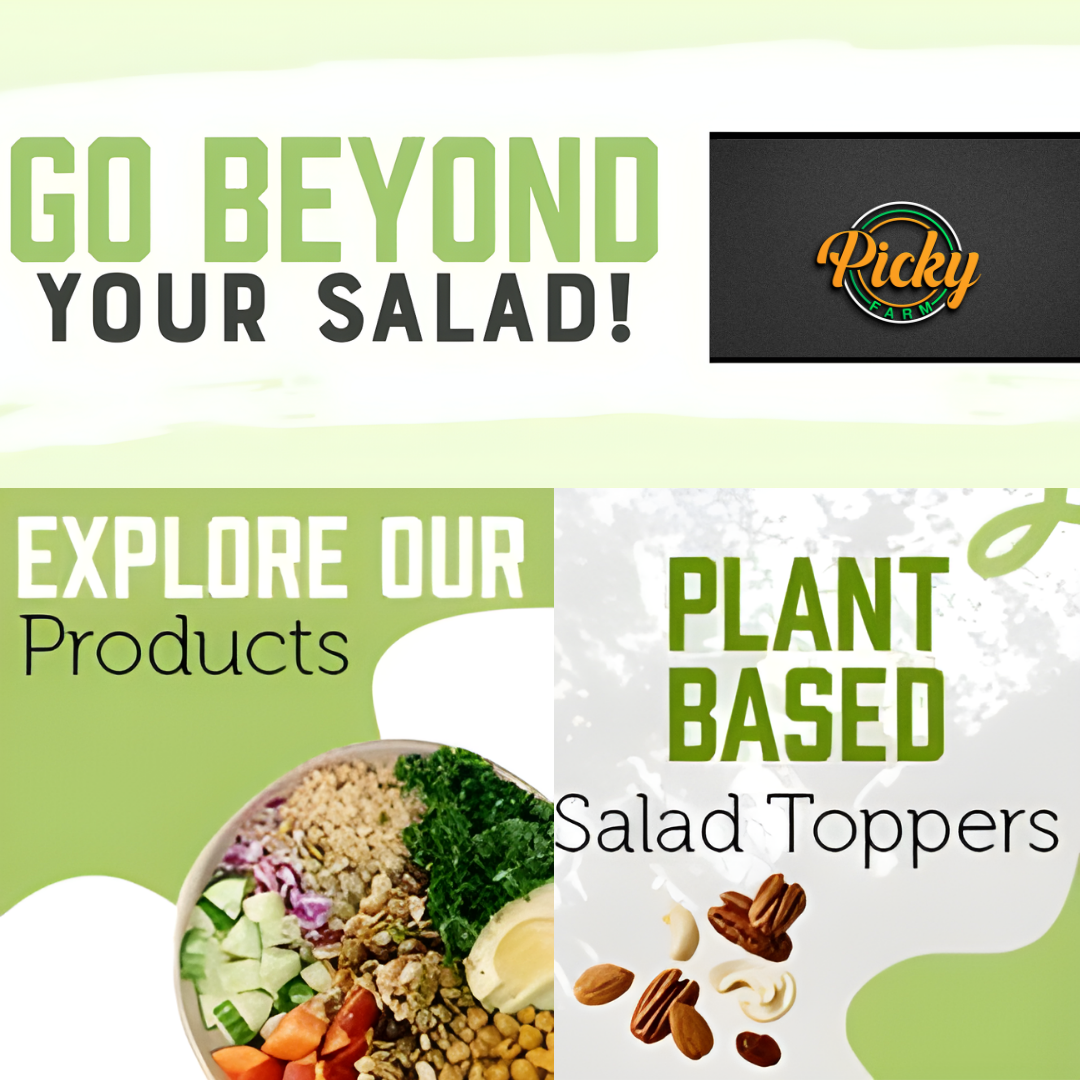 Salad Topper Crunch - Salad Toppings, Salad Mix, Salad Toppers Seeds and Cranberries, Crunchy, Mixed Seeds for Salad, Oatmeal or Yogurt, Natural, Gluten Free 500g