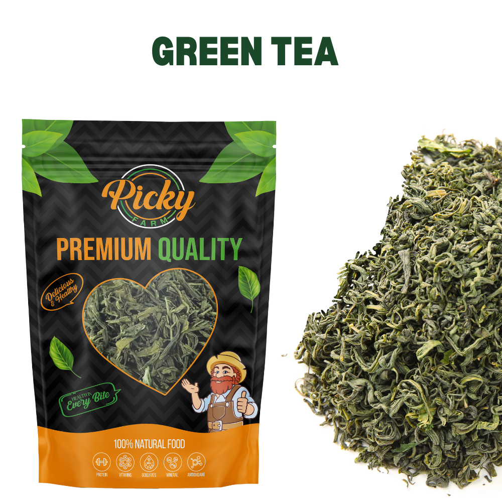 Green Tea, Premium Loose Leaf, All-Natural Refreshing Flavor