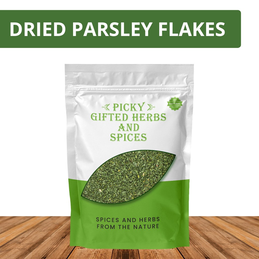 Dried Parsley Flakes 50g | Premium Fresh-Dried Herb | Perfect for Pasta, Soups, Sauces & Garnishing