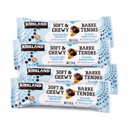 Kirkland Signature Soft & Chewy Granola Bar 24g – Chocolate Chip | Energy & Protein Bar