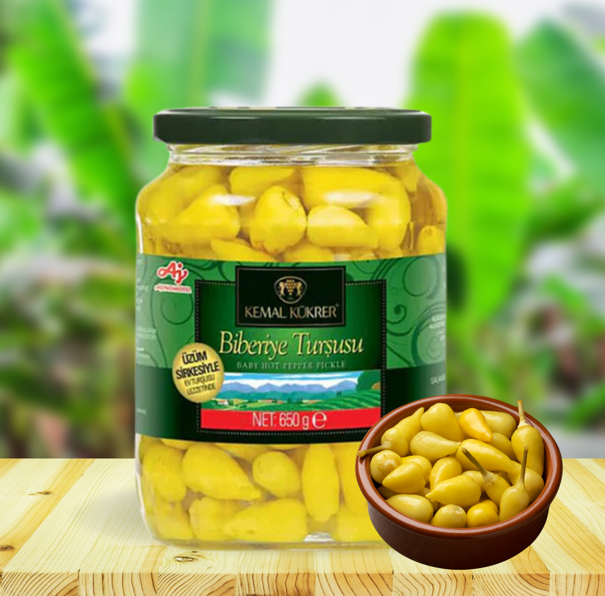 Turkish Pickles Jalapeno and Hot Pepper 340g - 600g