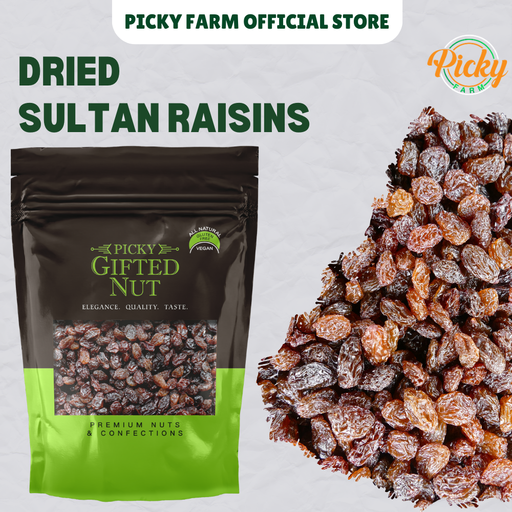 Dried Sultan Raisins | Natural & Unsweetened | Premium Quality | 150g - 700g