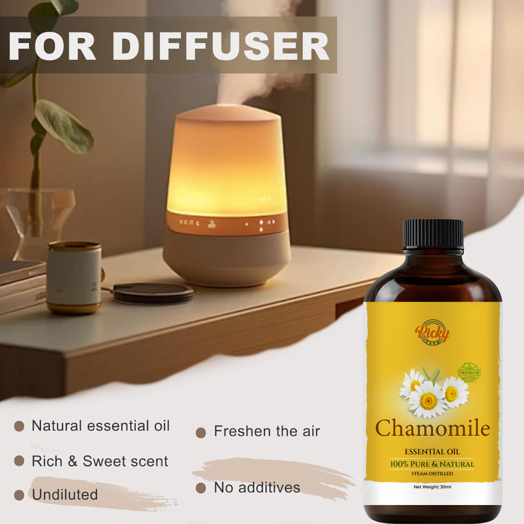 Chamomile Essential Oil | 100% Pure and Natural | Premium Grade Essential Oils | 30ML