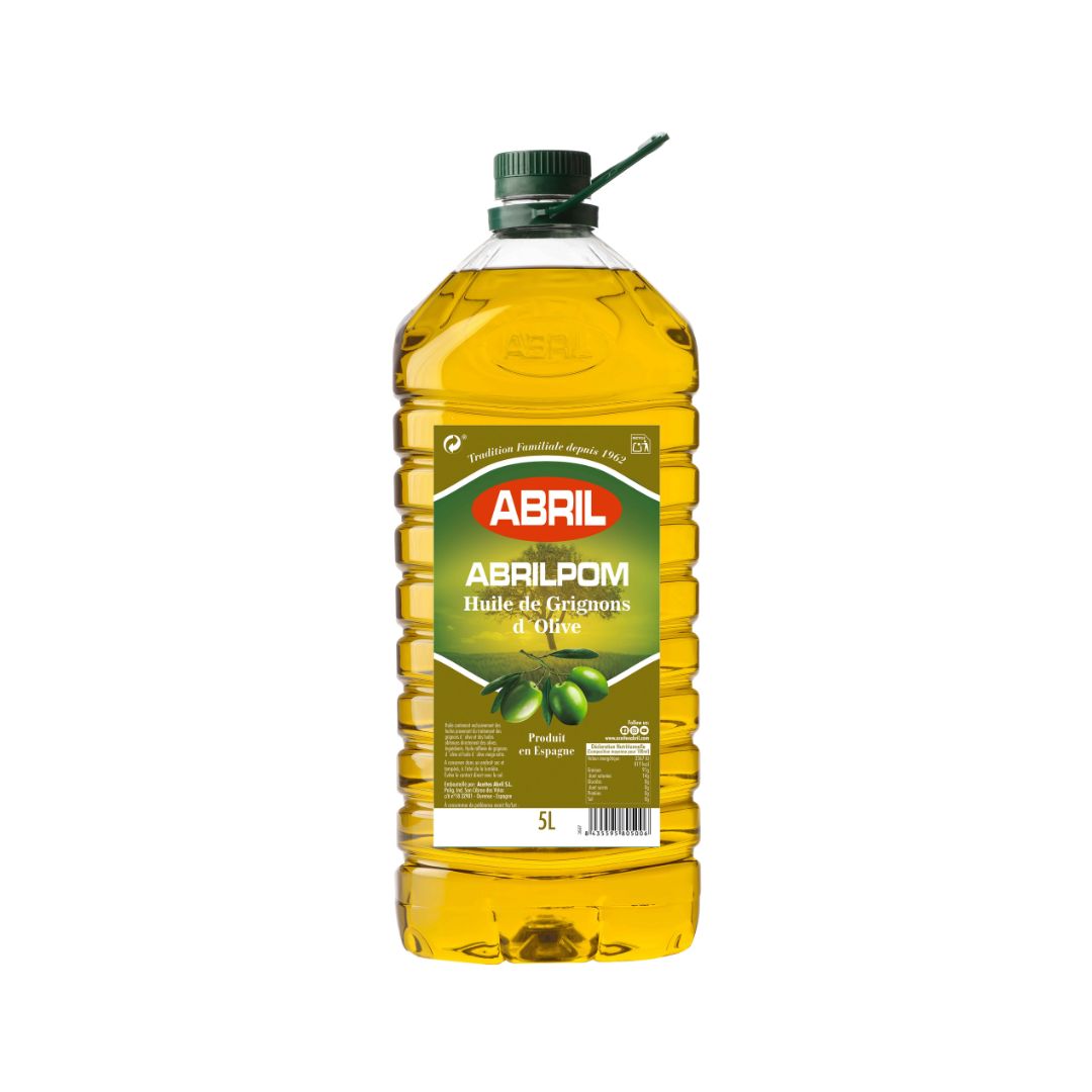 Pomace Olive Oil 5L – Blended with Extra Virgin Olive Oil, Finest Quality & Healthy Choice