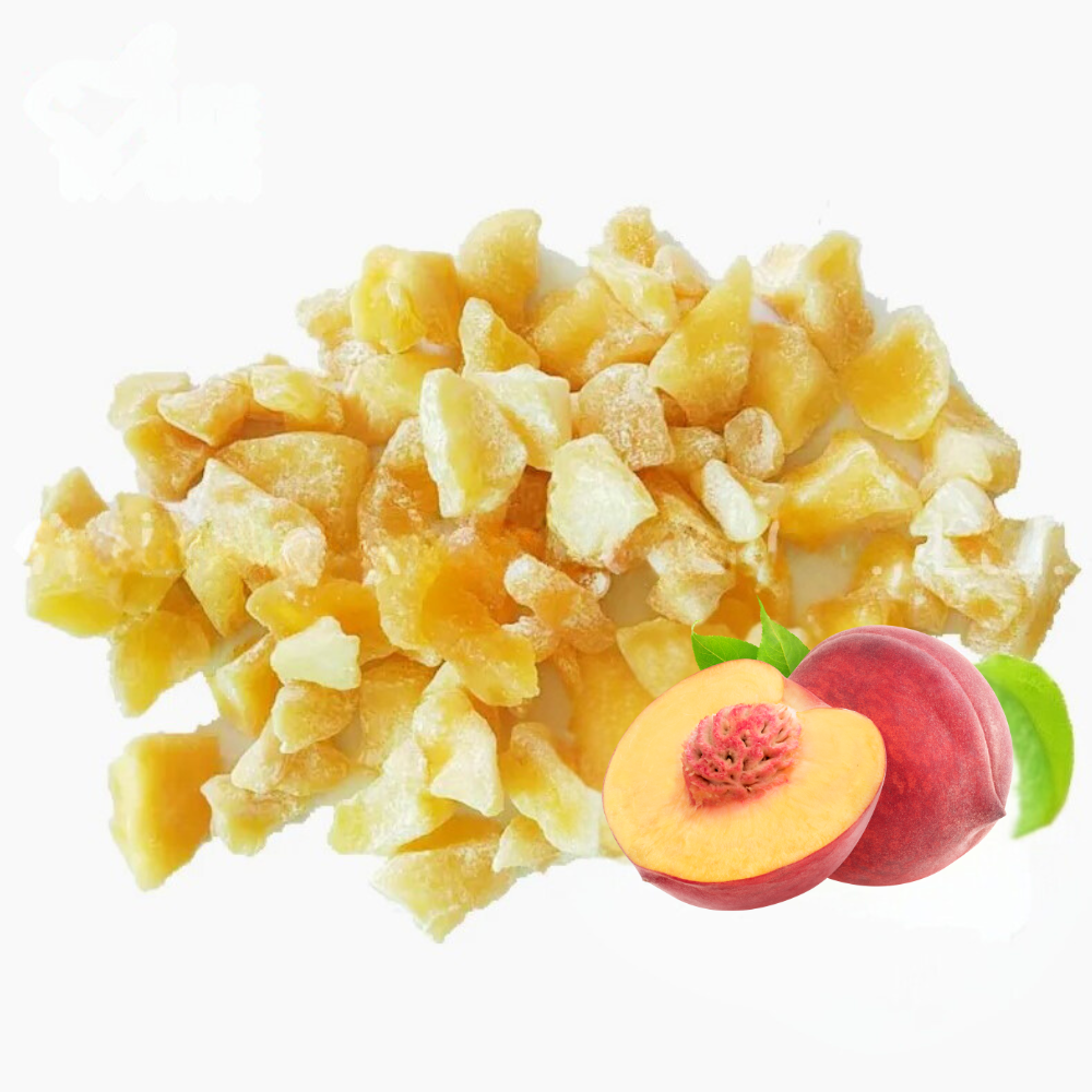 Diced Dried Peaches - Ready-to-Eat, Perfect for Snack, Cereal, Desserts, and Yogurt Toppings | 150g - 500g