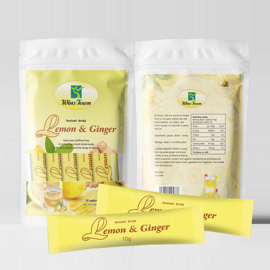 Lemon Ginger Flavor Tea Slimming Drink Powder