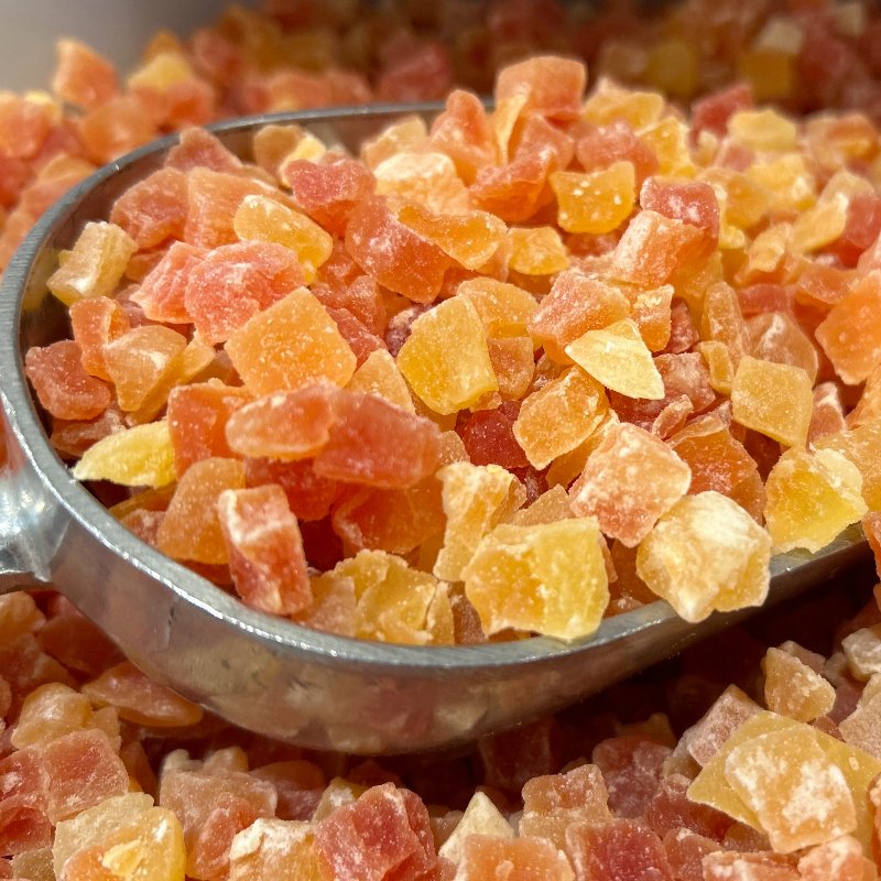 Dried Diced Papaya | Sweet & Chewy Tropical Papaya Cubes | Perfect for Oatmeal, Baking & Snacks | 150g / 200g / 500g