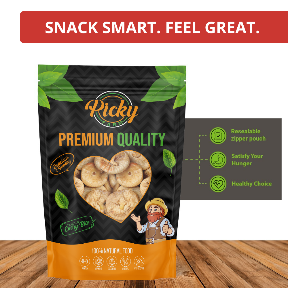 Dried Turkish Fig | Premium Soft & Sweet Figs 150g / 200g / 500g