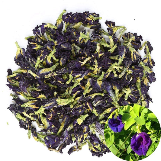 Dried Butterfly Pea Flower Tea – 100% Natural & Caffeine-Free Herbal Tea