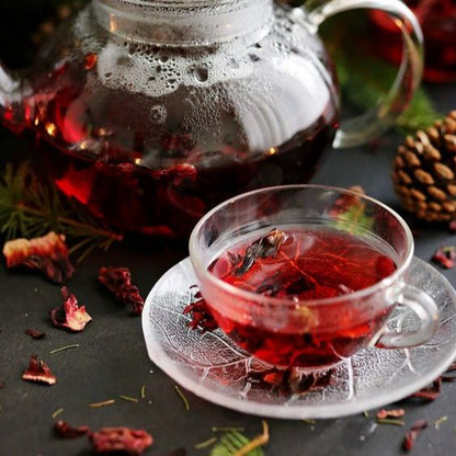 Hibiscus Tea, 50g to 250g — Premium Dried Flowers, Naturally Tart & Refreshing Herbal Tea