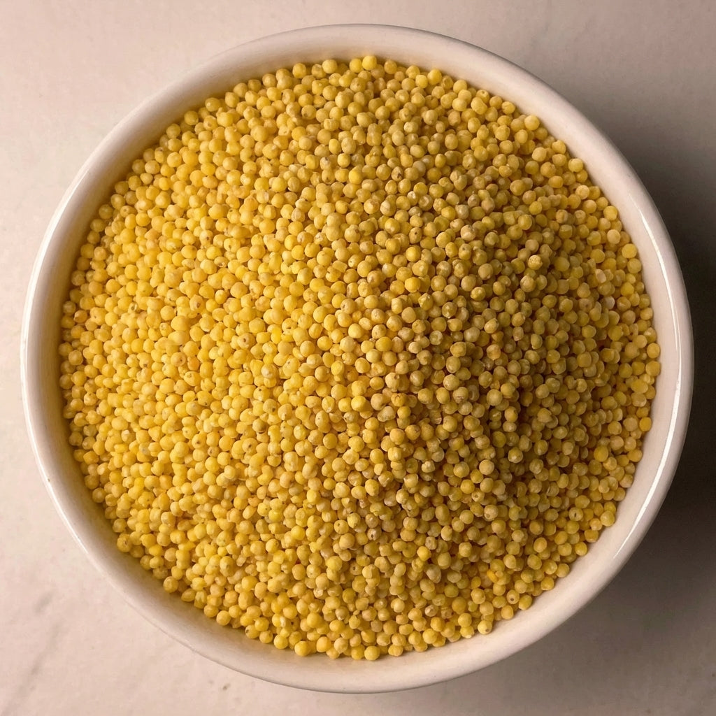 Pure Yellow Millet | Nutritious Whole Grain Rich in Fiber & Protein | Gluten-Free, Vegan 250g / 500g / 1kg