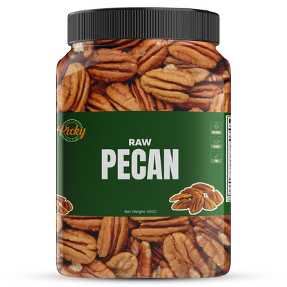 Raw Pecan Halves | Premium Quality, Unsalted | for Snacking, Baking & Cooking | 250g - 500g