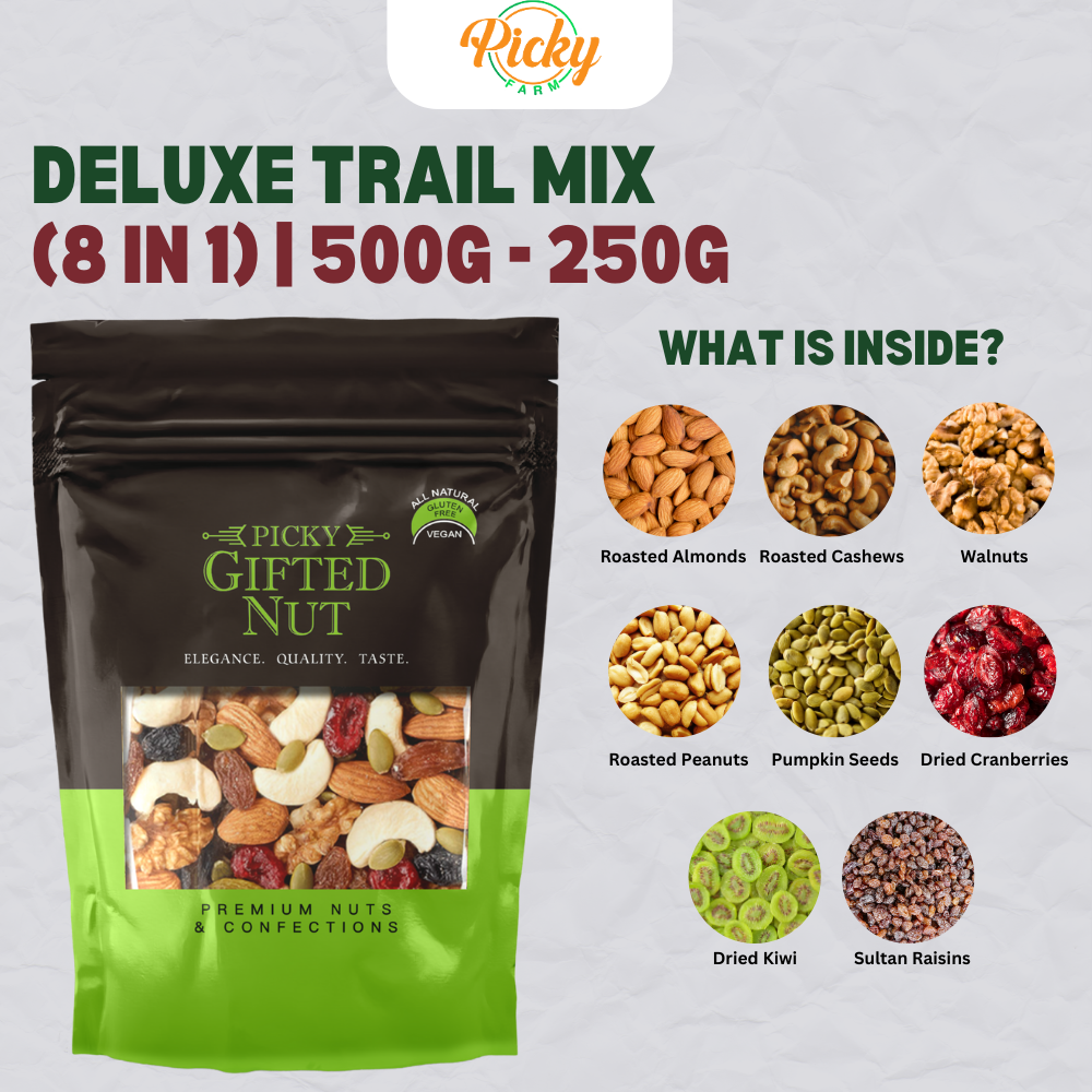 Deluxe Trail Mix Nuts 250g - 500g