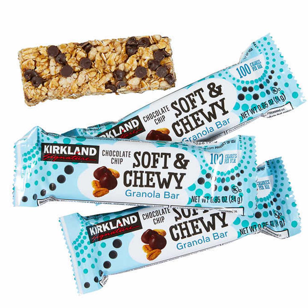 Kirkland Signature Soft & Chewy Granola Bar 24g – Chocolate Chip | Energy & Protein Bar