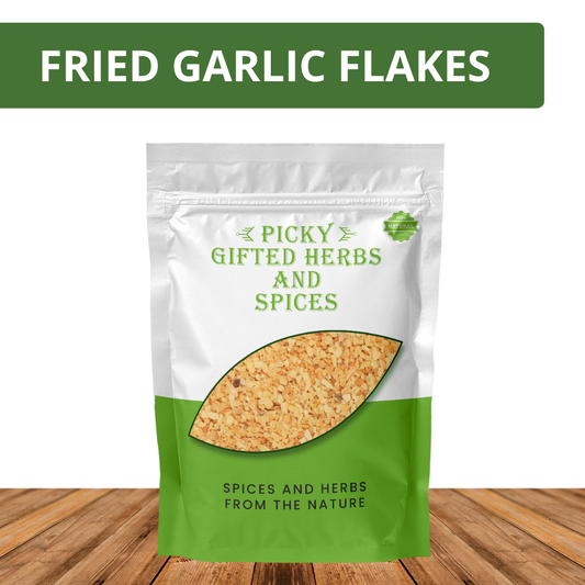 Fried Garlic Flakes | Crispy Aromatic Garlic | Perfect Topping for Rice, Noodles, Soup & Snacks