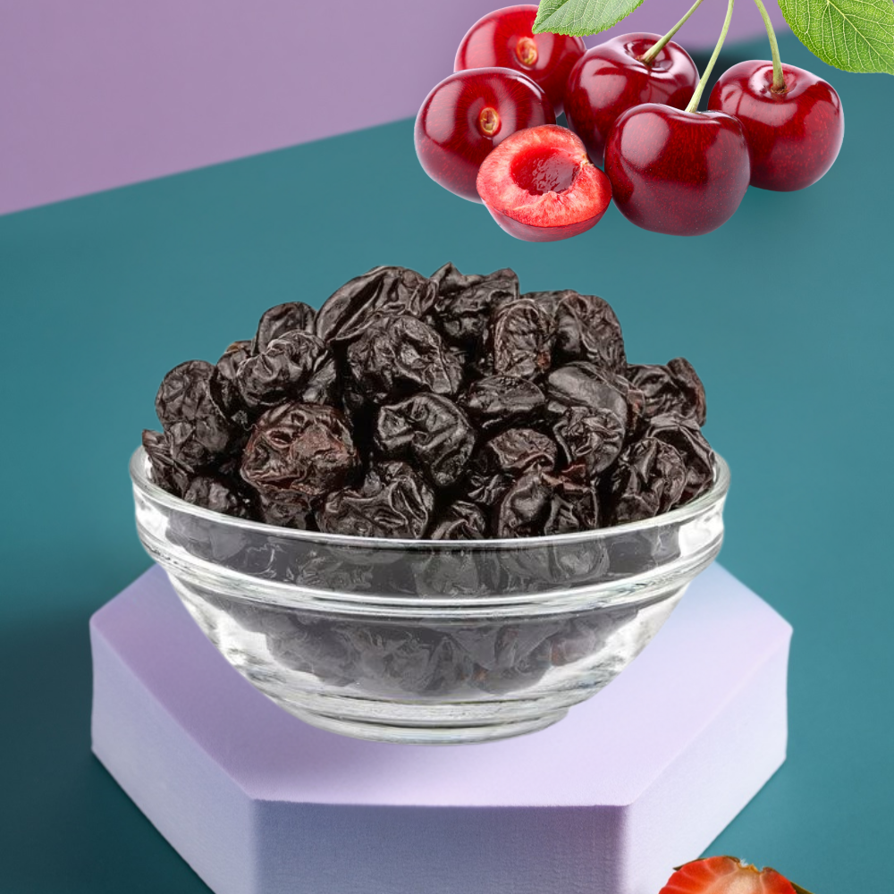 Pitted Dried Sour Cherries - Naturally Tangy, Perfect for Salads, Cereal, Yogurt Toppings, and Snacking - 150g, 250g & 500g