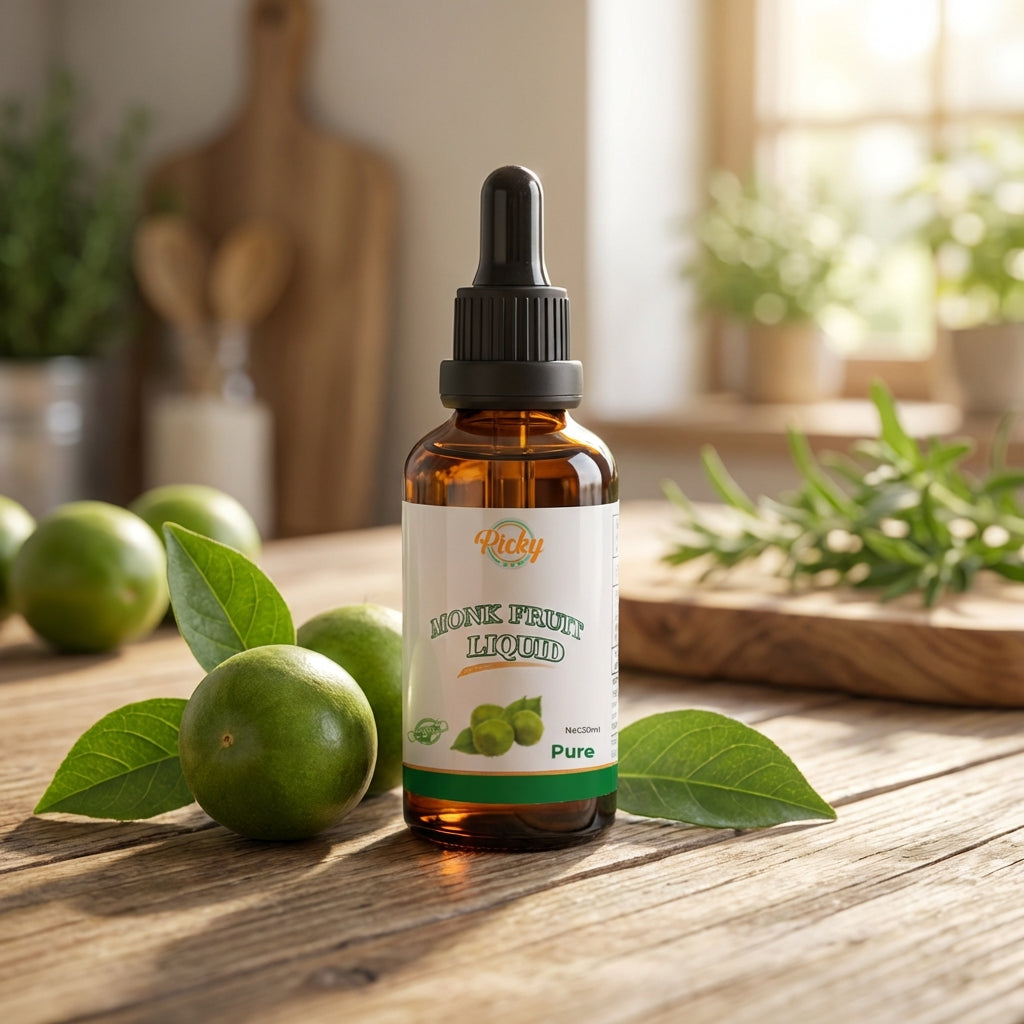 Monk Fruit Sweetener Drops, 30ml | 100% Natural Liquid Sweetener with Zero Calories