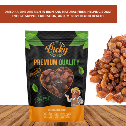 Dried Sultan Raisins | Premium Soft & Sweet Golden Raisins