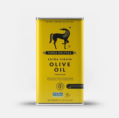 Smooth Extra Virgin Olive Oil Tin 3L | Smooth Flavor for Cooking, Frying & Salad