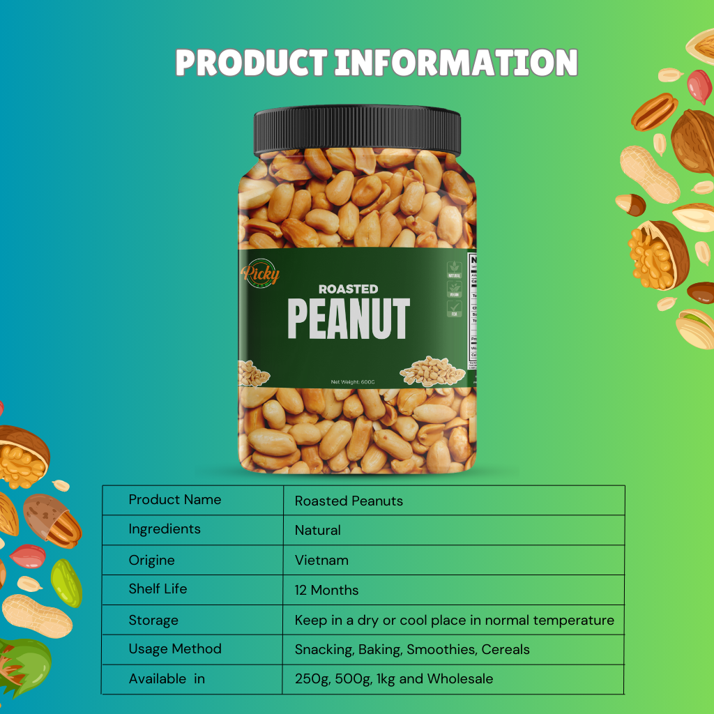 Roasted Peanuts | Premium Quality | 250g - 1kg