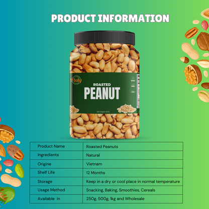 Roasted Peanuts | Premium Quality | 250g - 1kg