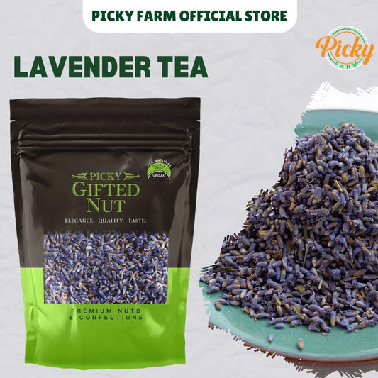 Lavender Tea, 100g — Premium Dried Lavender Flowers, Caffeine-Free Herbal Tea for Relaxation & Sleep