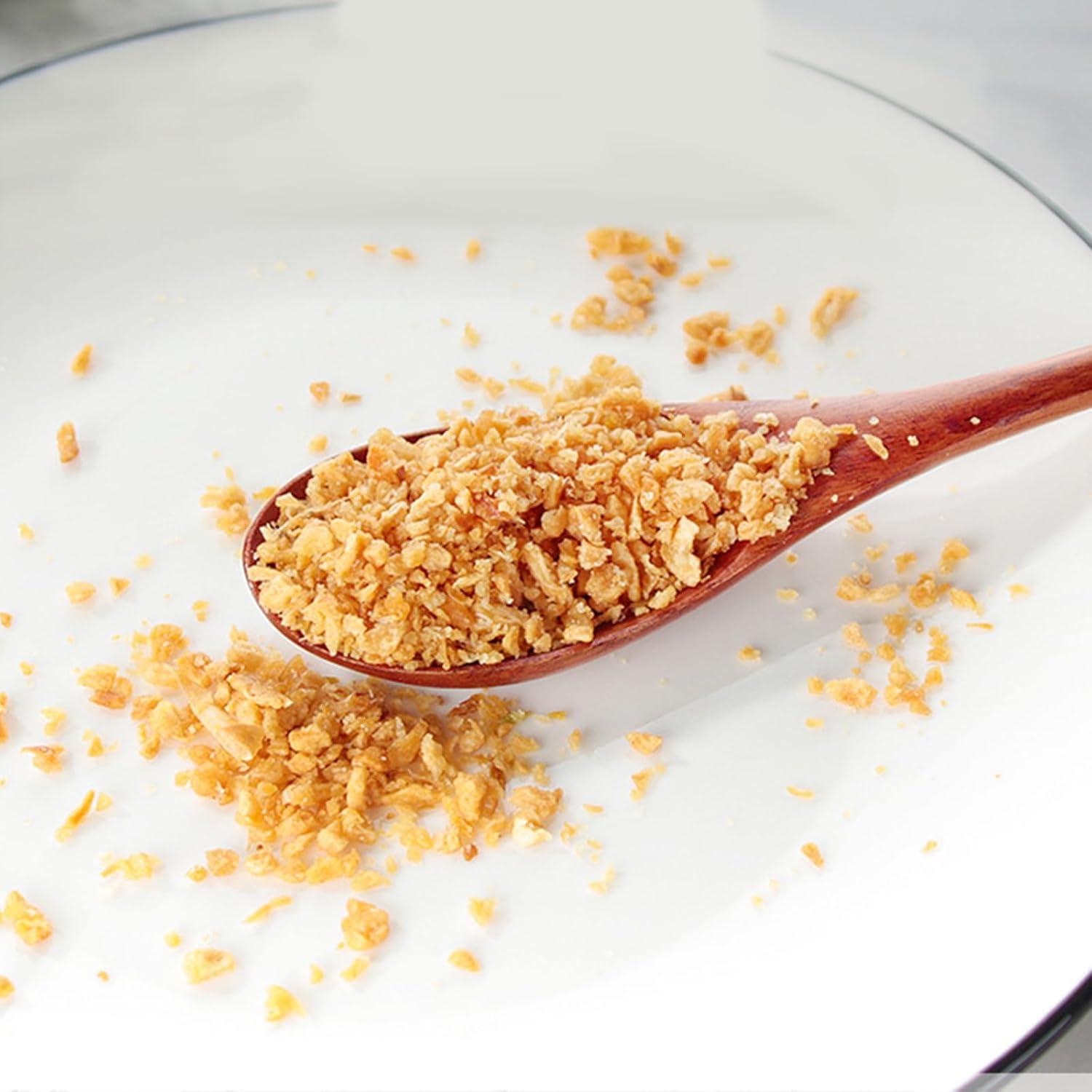 Fried Garlic Flakes | Crispy Aromatic Garlic | Perfect Topping for Rice, Noodles, Soup & Snacks