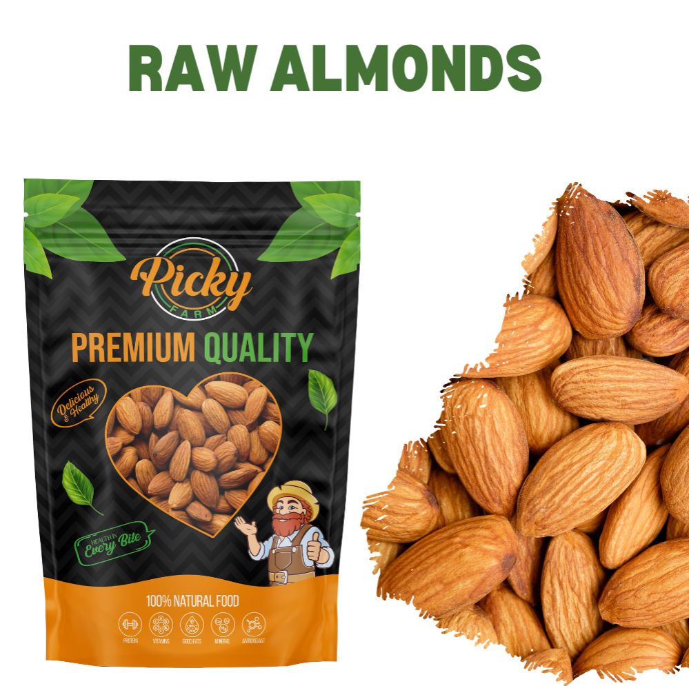 Raw Almond | Premium Whole Almonds