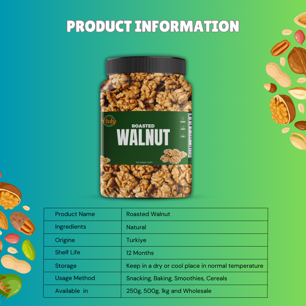 Roasted Walnuts | Walnut| 250g - 1kg| Premium Quality