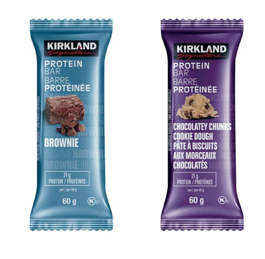 Kirkland Signature Protein Bar 60g – Chocolatey Chunks Cookie Dough & Brownie Flavor