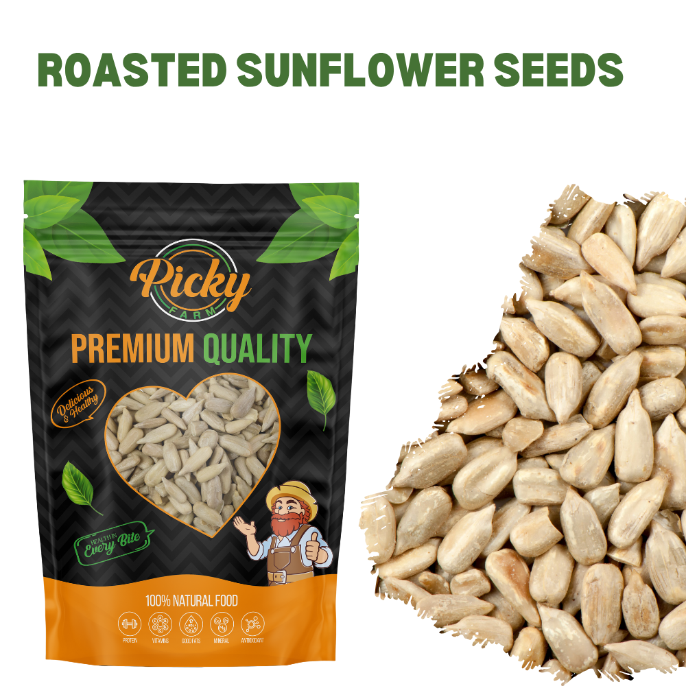 Roasted Sunflower Seed Kernel | Premium Sunflower Seeds | Healthy Snack & Baking Ingredient | 150g / 200g / 500g / 1kg