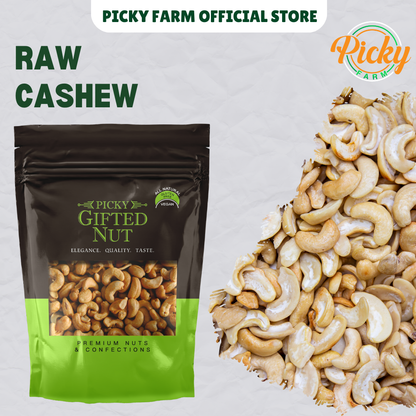 Raw Cashew Nut Splits | Premium Quality, Unsalted | 150g - 1kg