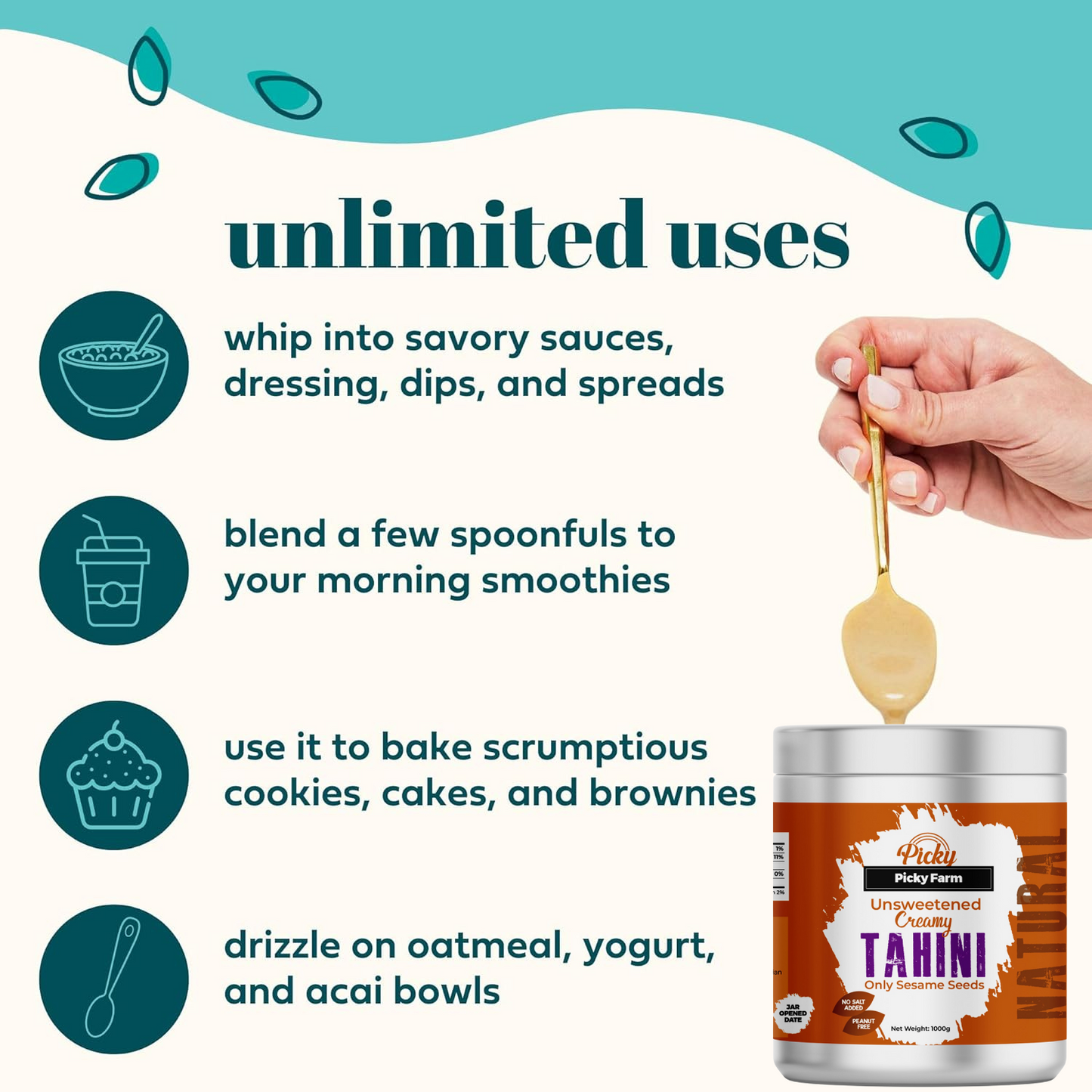 Tahini Sesame Paste 1kg