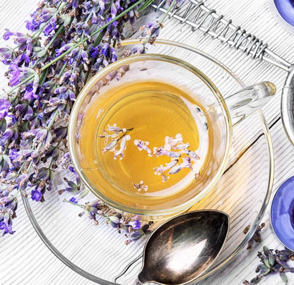 Lavender Tea, 100g — Premium Dried Lavender Flowers, Caffeine-Free Herbal Tea for Relaxation & Sleep