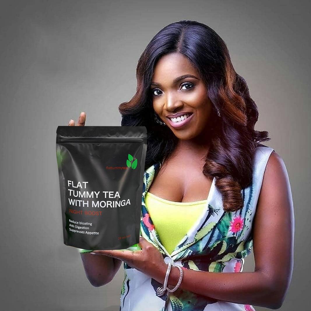 Herbal Tea for Flat Tummy Team with Moringa