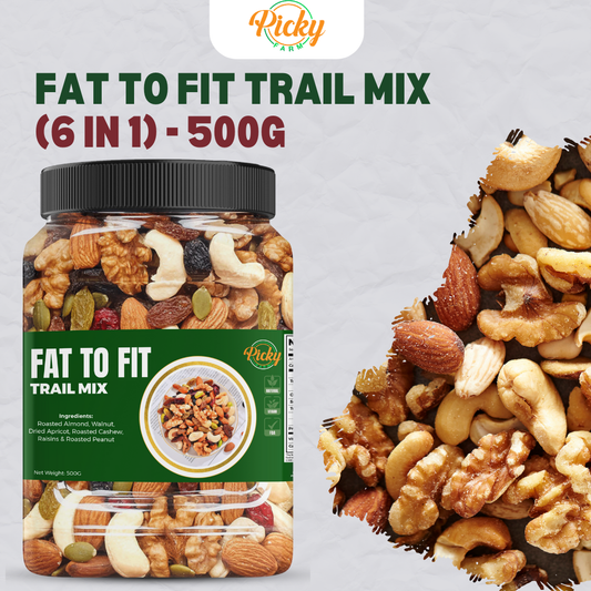 Fat to Fit Trail Mix Nuts Good for Work out and Healthy Diet 250g - 500g