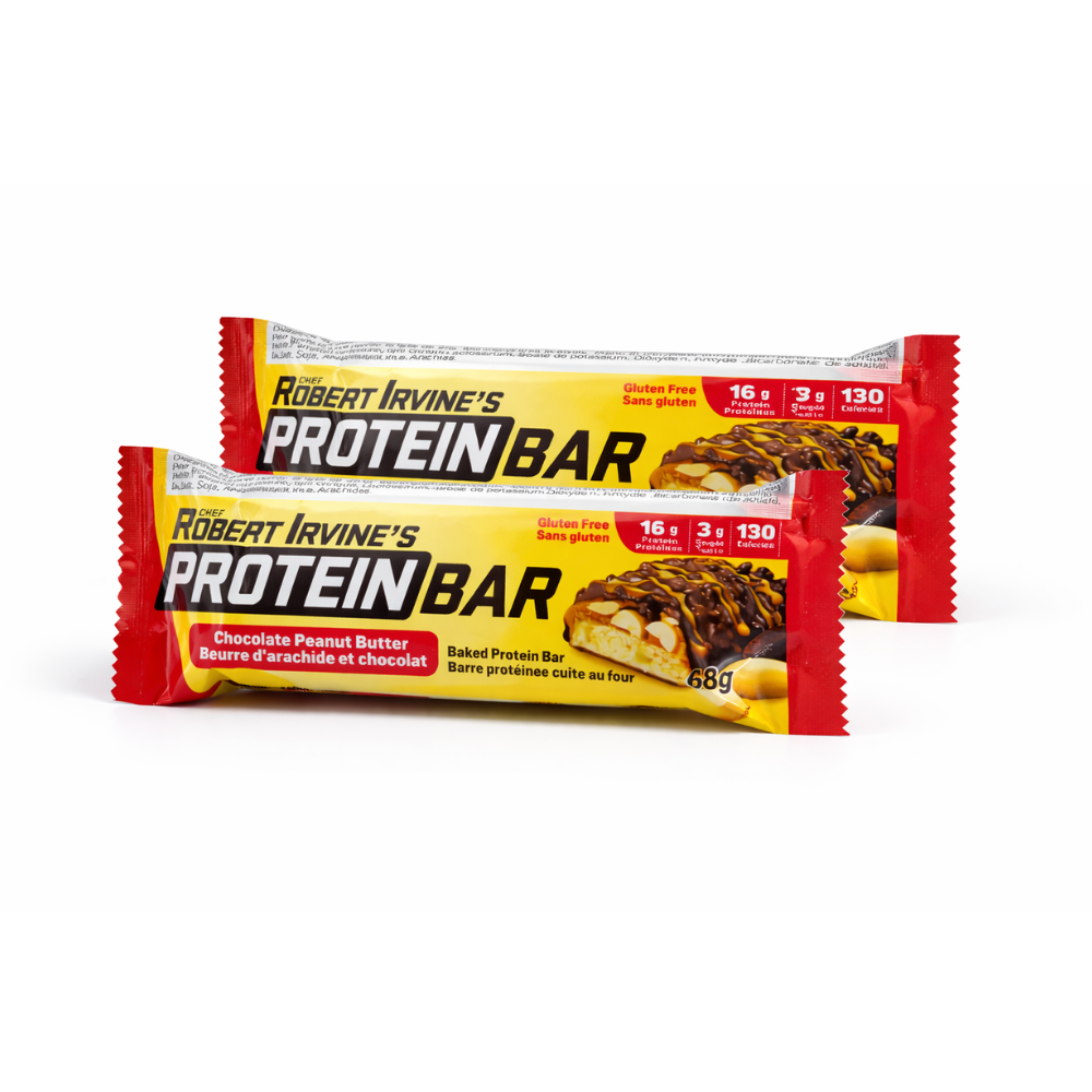 Chef Robert Irvine’s Protein Bar 68g – Chocolate Peanut Butter Flavor | High Protein Snack
