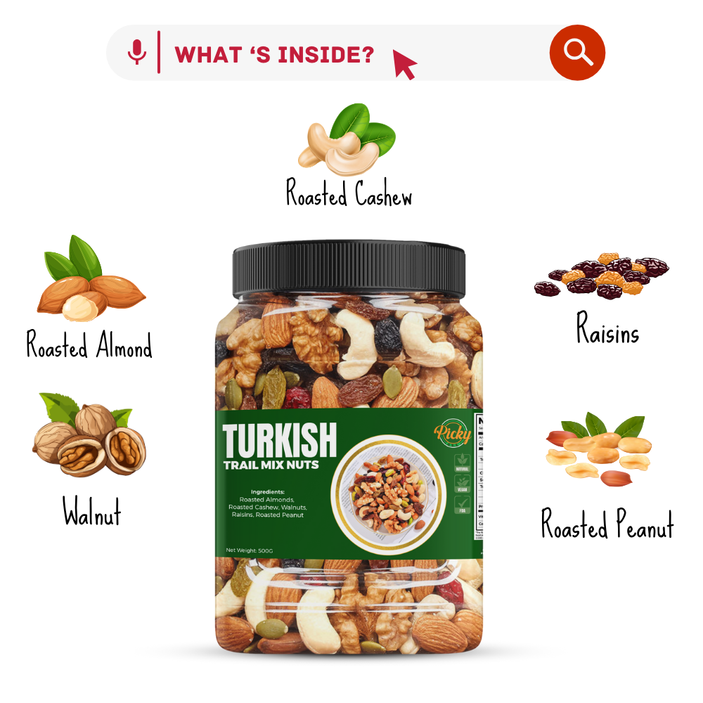 Turkish Trail Mix Nuts