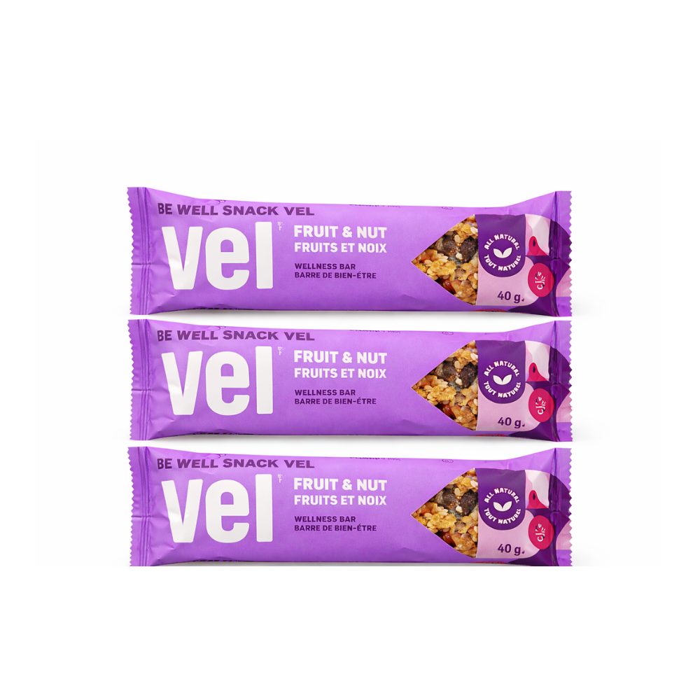Wellness Bar 40g – Fruit & Nut | All Natural Snack Bar | Healthy Energy Bar for On-the-Go