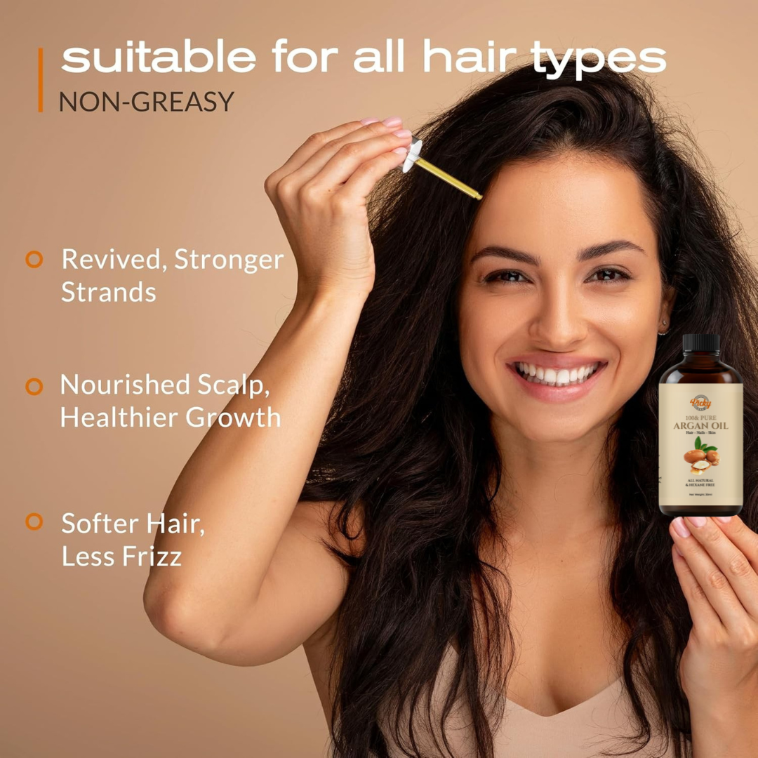 Argan Oil | 100% Pure & Cold Pressed Virgin  Premium Grade Carrier & Essential Oil