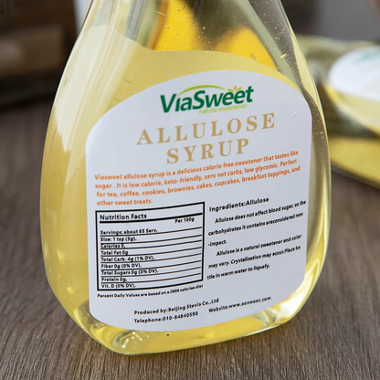 Allulose Syrup 326g – Low Calorie Sweetener | Smooth Sugar Alternative