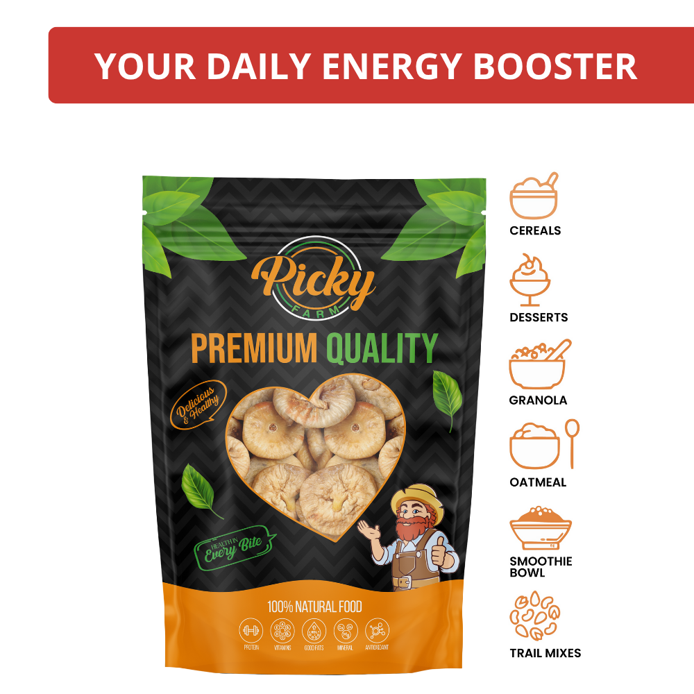Dried Turkish Fig | Premium Soft & Sweet Figs 150g / 200g / 500g