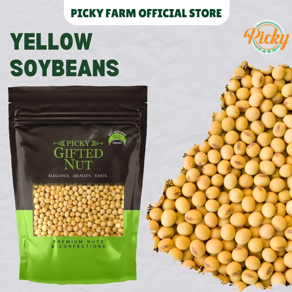 Yellow Soy Beans, 1kg Perfect for Tofu, Soy Milk, and Plant-Based Recipes