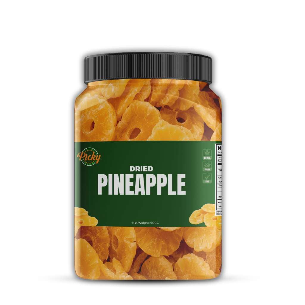 Dried Pineapple | Premium Quality Tropical Snack | 250g - 600g