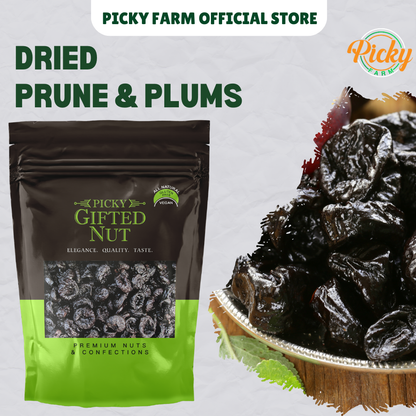 Dried Plums | Natural Dried Prunes with Seed | 150g - 1kg