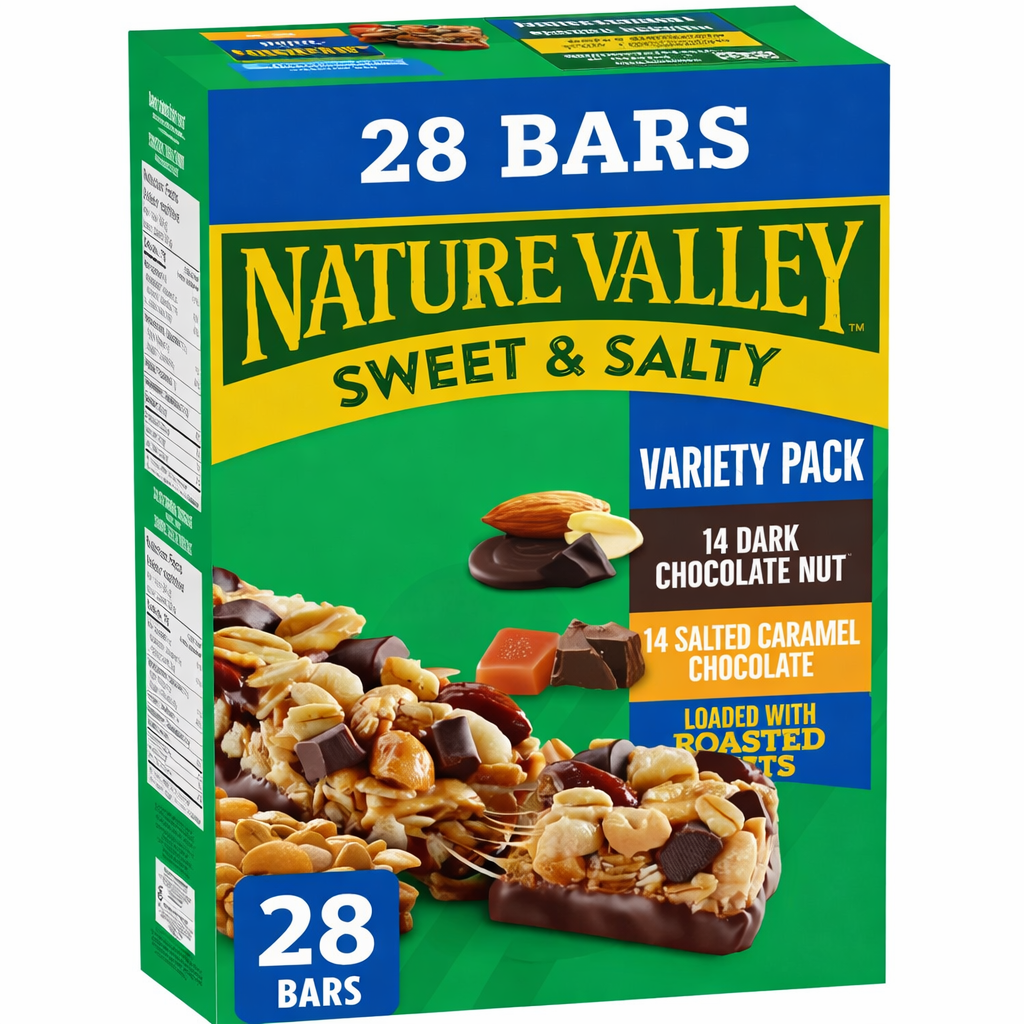Nature Valley Sweet & Salty Granola Bar 35g – Dark Chocolate Nut | Protein Crunchy & Chewy Snack