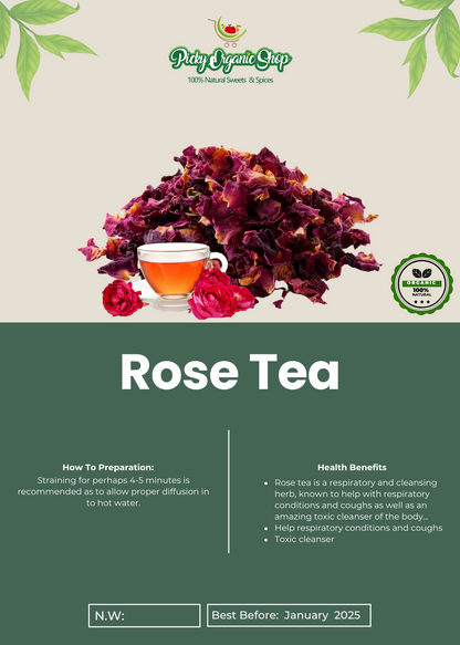 Dried Rose Petals - 100g