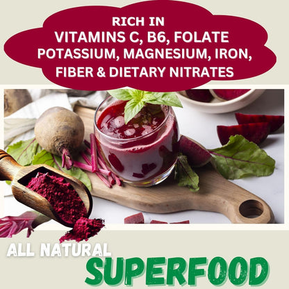 Beetroot Powder | Rich Berry Flavor | Perfect for Smoothies, Drinks & Bowls
