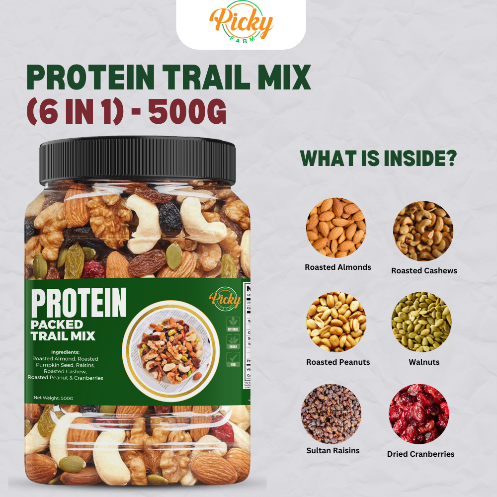 Protein Packed Trail Mix and Dried Fruits | 250g - 500g
