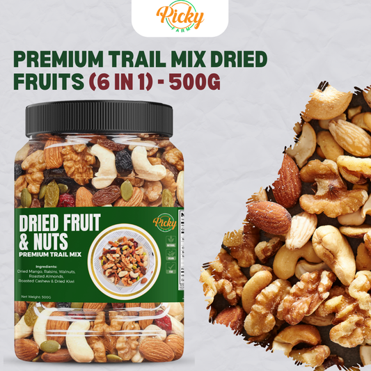 Premium Trail Mix Dried Fruits & Nuts 250g - 500g